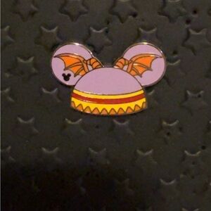 Hidden Mickey Chaser Figment Mouse Ears Pin